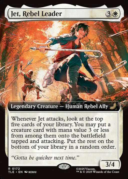 Jet, Rebel Leader - Extended Art - Legendary (Foil)
