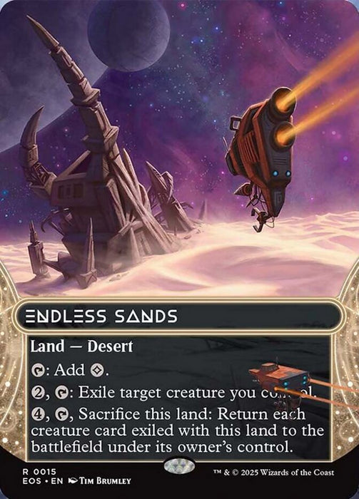 Endless Sands - Borderless - Full Art - Inverted