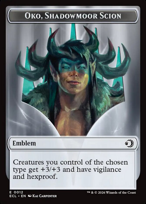 Oko, Shadowmoor Scion Emblem (Foil)