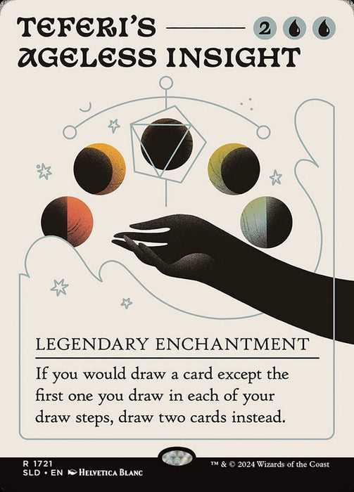 Teferi's Ageless Insight - Borderless - Full Art - Legendary