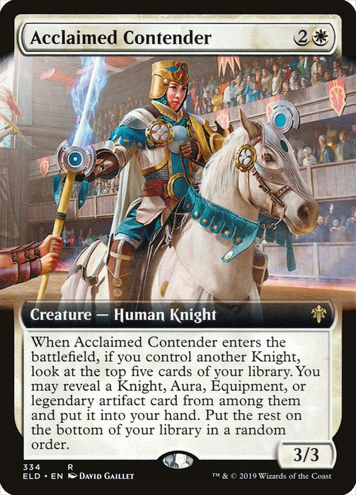 Acclaimed Contender - Extended Art