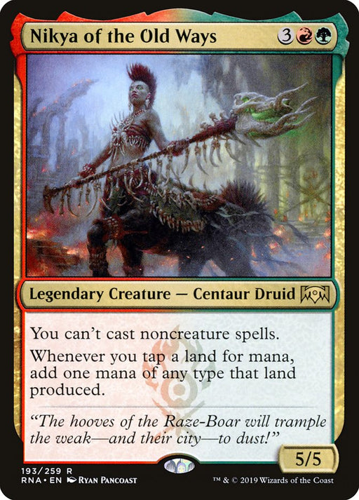 Nikya of the Old Ways - Legendary