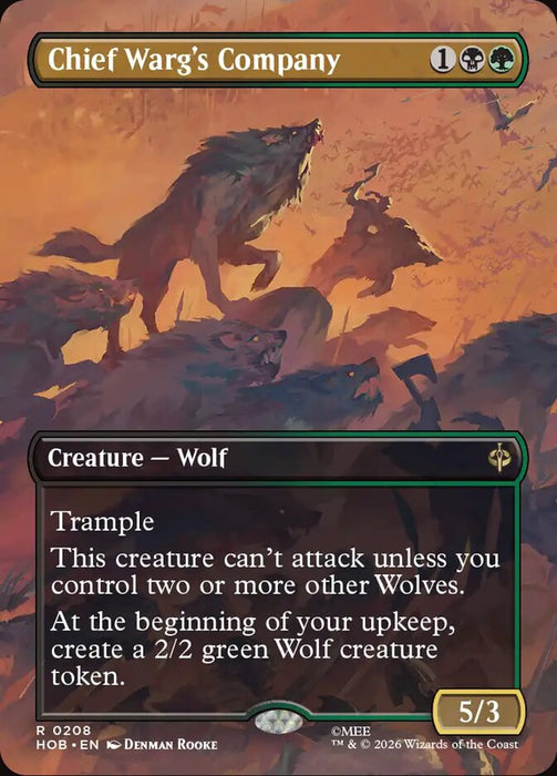 Chief Warg's Company - Borderless