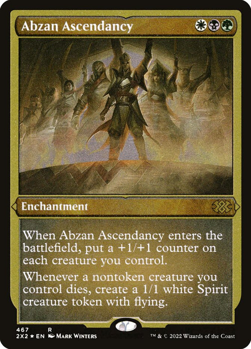 Abzan Ascendancy - Etched - Inverted - Etched (Foil)