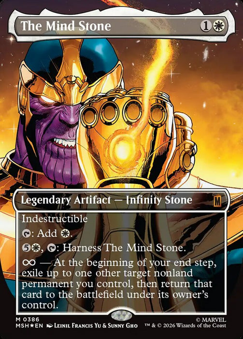 The Mind Stone - Borderless - Inverted - Legendary (Foil)