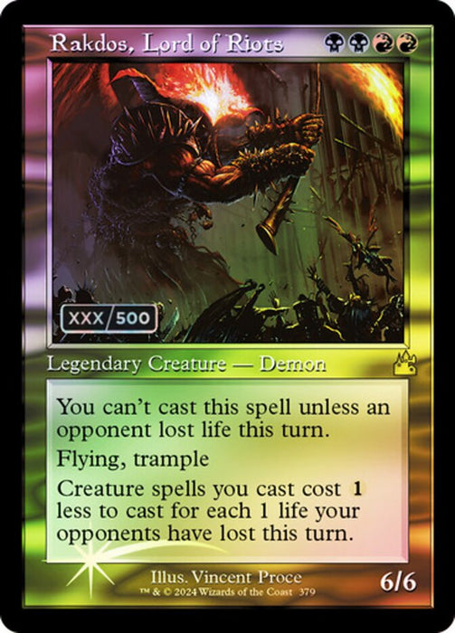 Rakdos, Lord of Riots - Retro Frame (Foil)