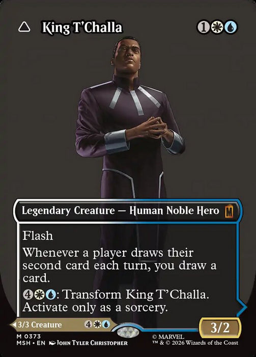 King T'Challa // Black Panther, Hope Enduring - Borderless - Inverted - Legendary
