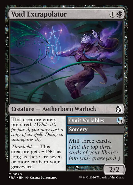 Void Extrapolator // Omit Variables (Foil)