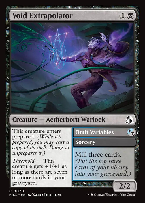 Void Extrapolator // Omit Variables (Foil)