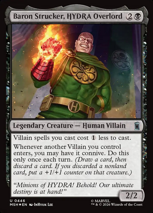 Baron Strucker, HYDRA Overlord - Legendary - Surge Foil (Foil)