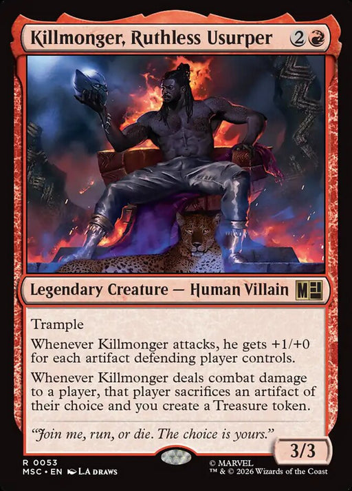 Killmonger, Ruthless Usurper - Legendary - Surge Foil (Foil)