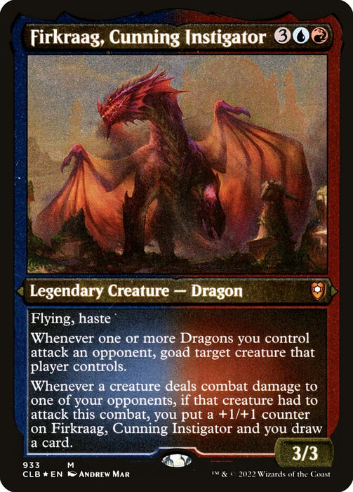 Firkraag, Cunning Instigator - Etched - Inverted - Legendary - Etched (Foil)