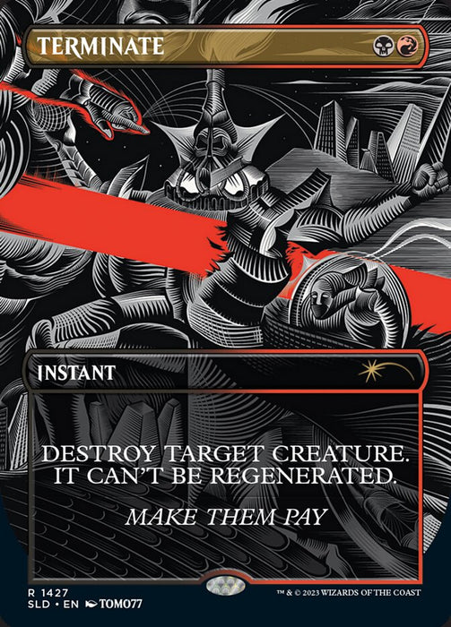 Terminate - Borderless - Full Art - Inverted (Foil)