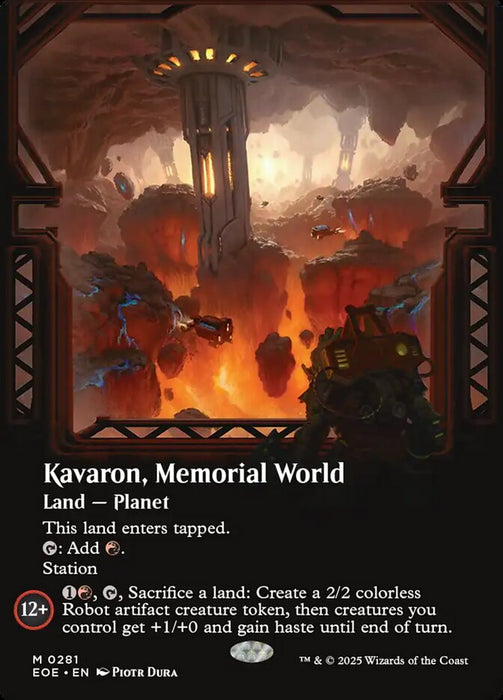 Kavaron, Memorial World - Borderless - Extended Art (Foil)