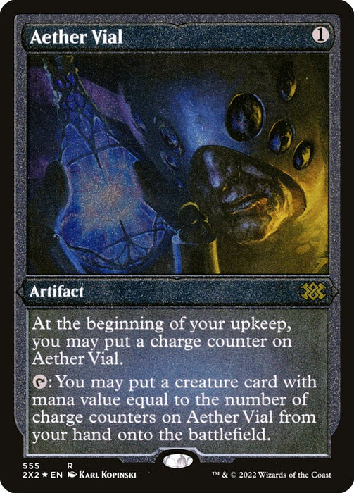 Aether Vial - Etched - Inverted - Etched (Foil)