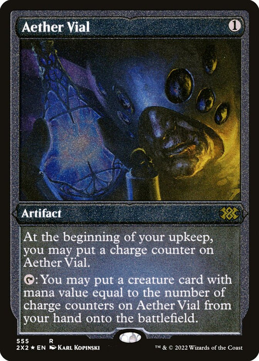 Aether Vial - Etched - Inverted - Etched (Foil)