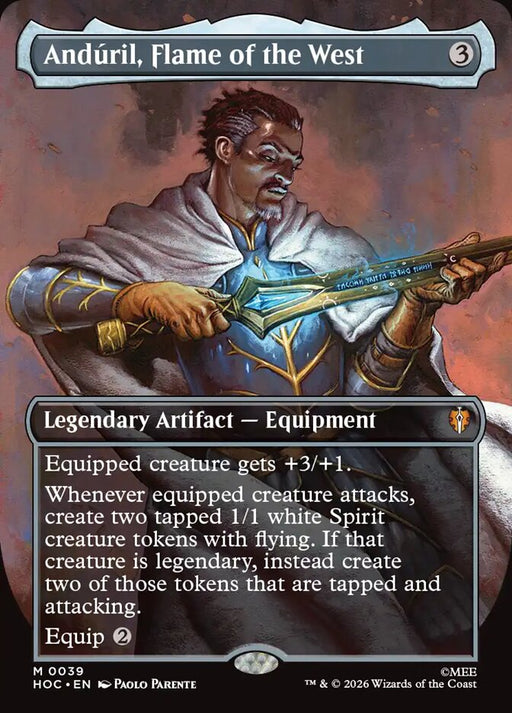 Andúril, Flame of the West - Borderless (Foil)