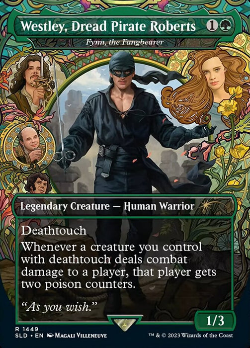 Westley, Dread Pirate Roberts - Fynn, the Fangbearer - Borderless - Full Art - Legendary - Inverted (Foil)