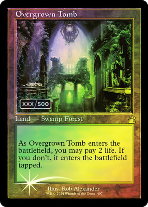 Overgrown Tomb - Retro Frame (Foil)