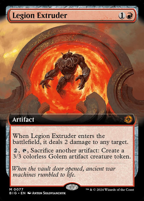Legion Extruder - Extended Art (Foil)