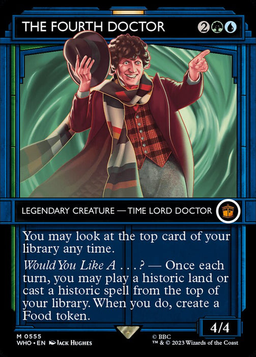 The Fourth Doctor - Borderless - Inverted - Legendary - Showcase (Foil)