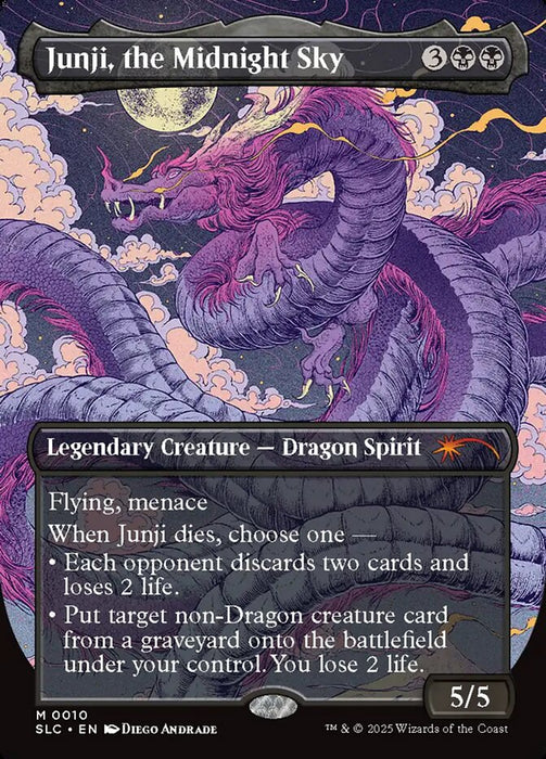 Junji, the Midnight Sky - Borderless - Full Art - Inverted - Legendary (Foil)