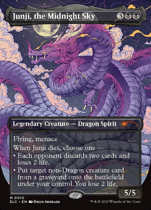 Junji, the Midnight Sky - Borderless - Full Art - Inverted - Legendary (Foil)