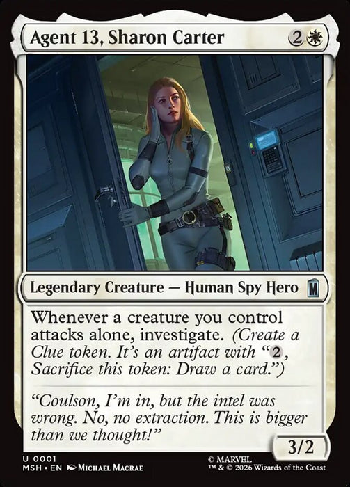 Agent 13, Sharon Carter - Legendary (Foil)
