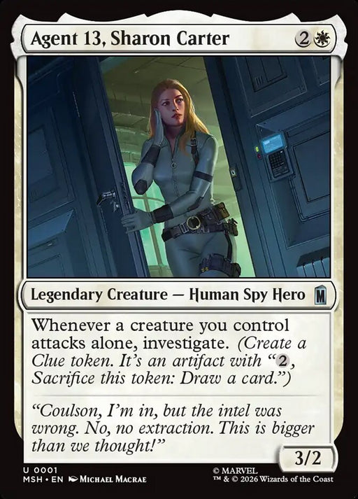 Agent 13, Sharon Carter - Legendary (Foil)