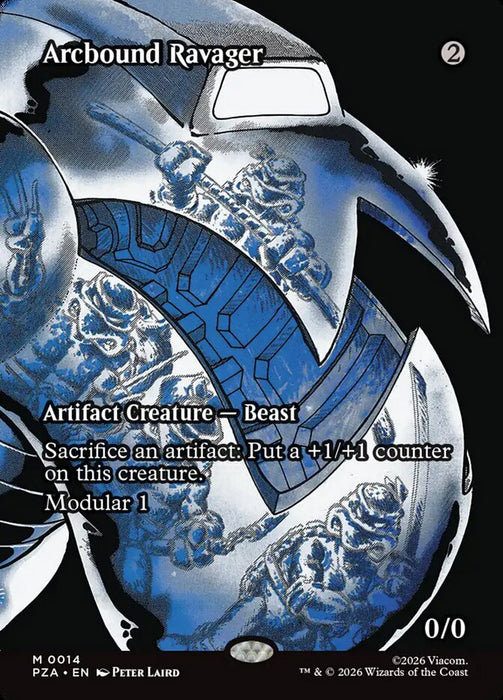 Arcbound Ravager - Borderless - Full Art - Inverted