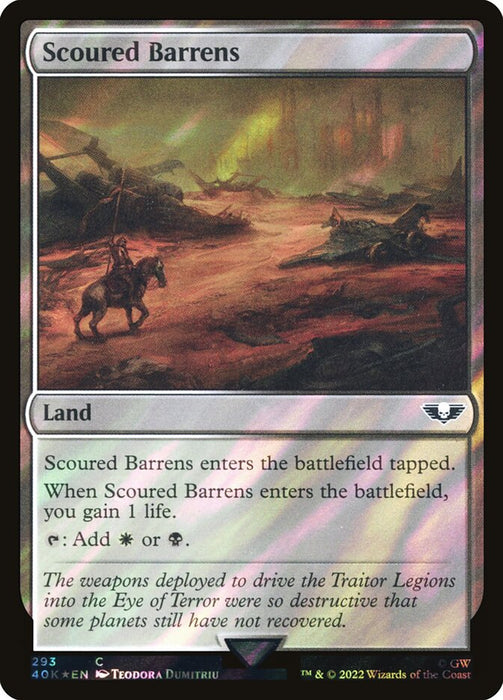 Scoured Barrens - Surge Foil (Foil)