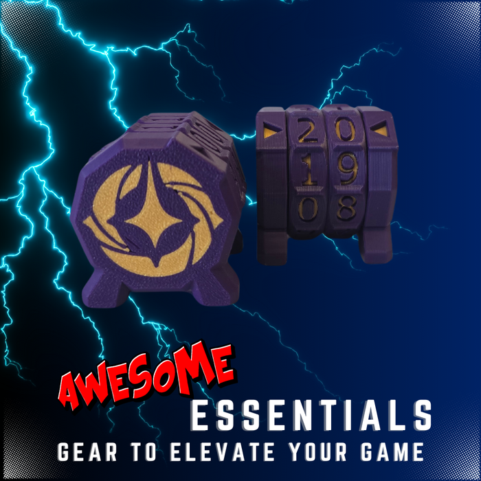 Lorcana Life counters Purple and Gold : Awesome Essentials