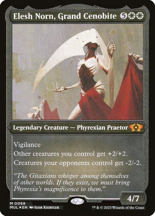 Elesh Norn, Grand Cenobite - Etched - Inverted - Legendary - Etched (Foil)