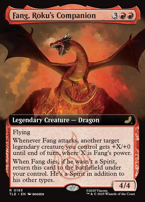Fang, Roku's Companion - Extended Art - Legendary (Foil)