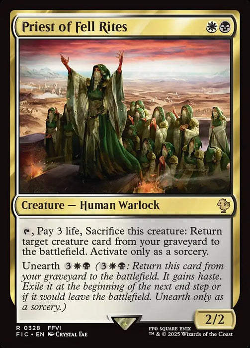 Priest of Fell Rites - Surge Foil