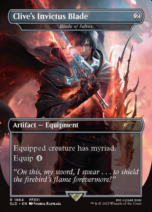 Clive's Invictus Blade - Blade of Selves - Borderless - Full Art - Inverted