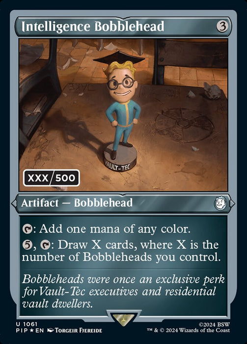 Intelligence Bobblehead - Etched (Etched Foil)