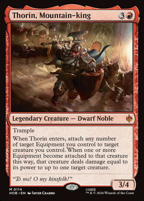 Thorin, Mountain-king - Legendary (Foil)