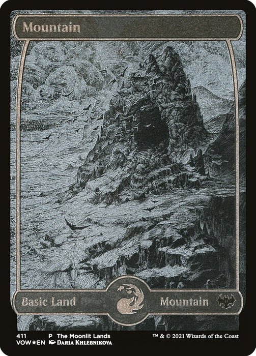 Mountain - Full Art - Inverted - Etched (Foil)