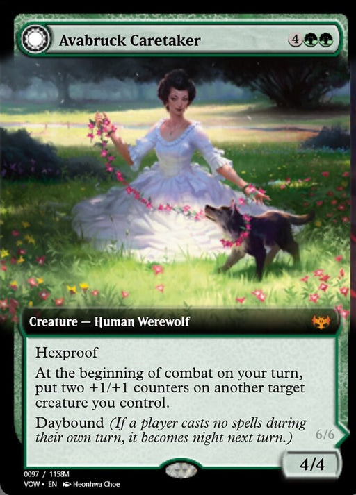 Avabruck Caretaker // Hollowhenge Huntmaster (Foil)