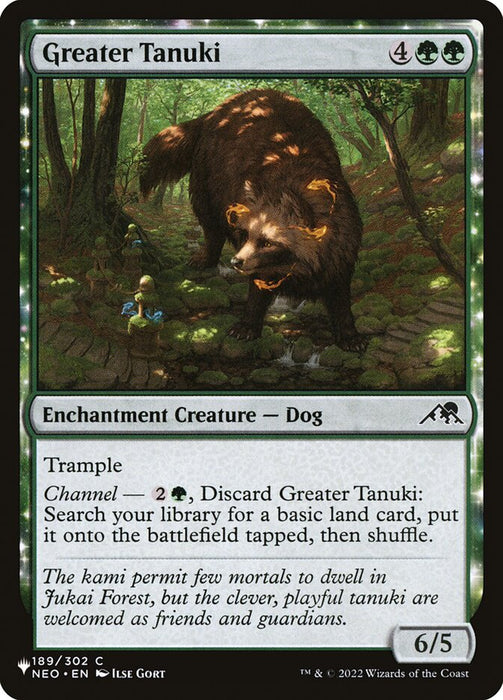 Greater Tanuki - Enchantment
