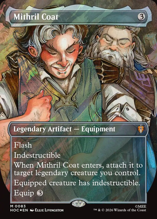 Mithril Coat - Borderless - Surge Foil (Foil)