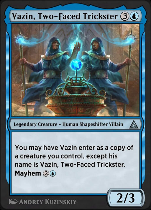 Vazin, Two-Faced Trickster - Chameleon, Master of Disguise - Legendary