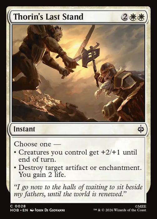 Thorin's Last Stand (Foil)