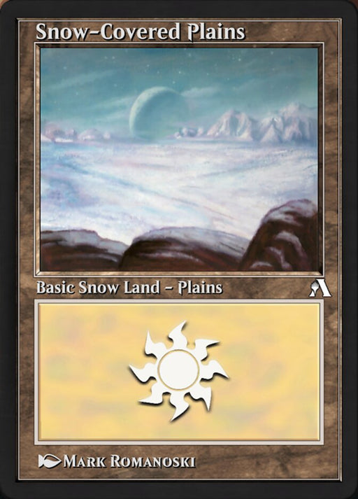 Snow-Covered Plains - Retro Frame