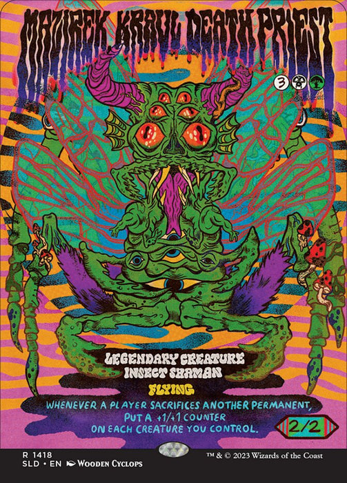 Mazirek, Kraul Death Priest - Borderless - Full Art - Legendary - Fullart