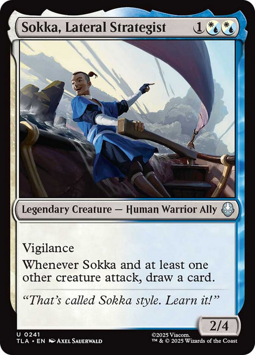 Sokka, Lateral Strategist - Legendary (Foil)