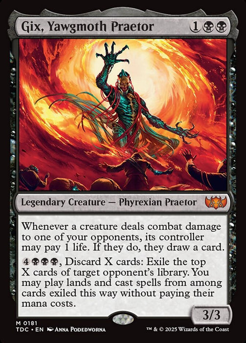 Gix, Yawgmoth Praetor - Legendary