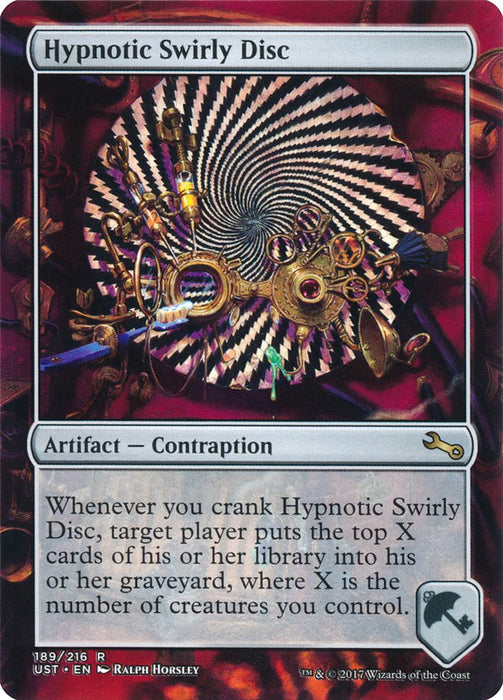 Hypnotic Swirly Disc - Borderless - Full Art