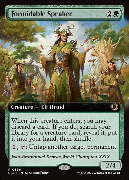 Formidable Speaker - Extended Art (Foil)